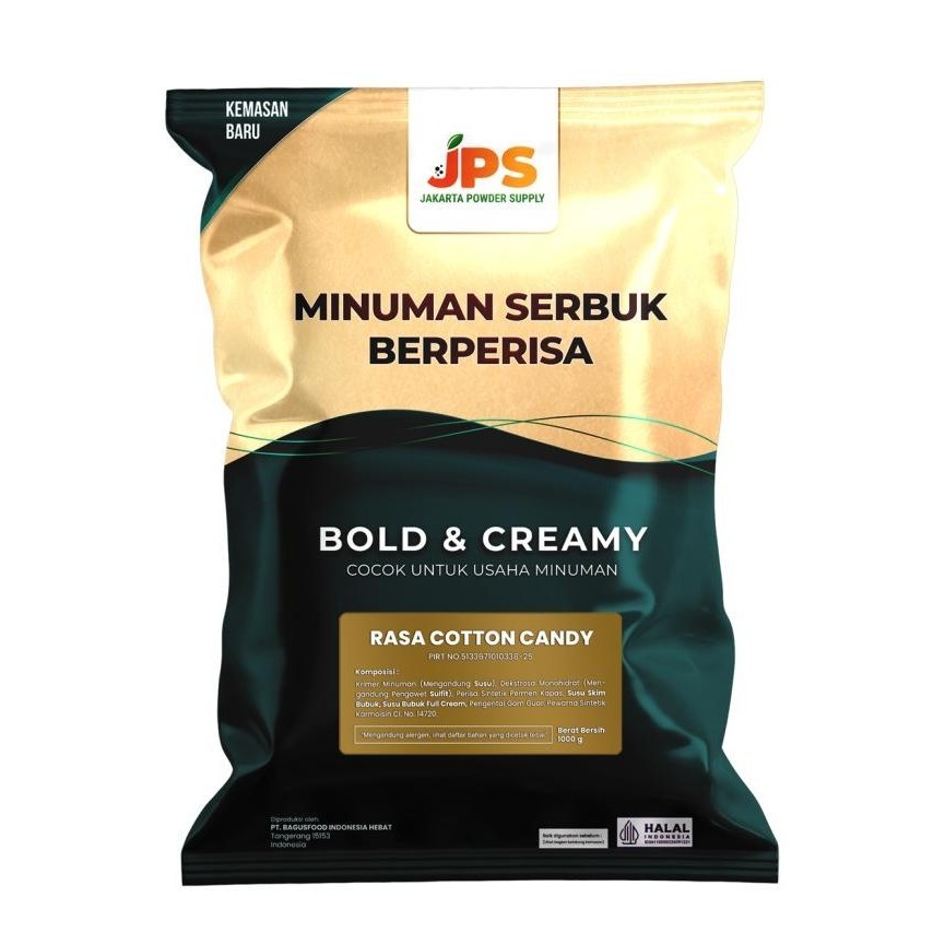 

BIG SALE BUBUK JPS COTTON CANDY PLAIN 1 KG !!!!!