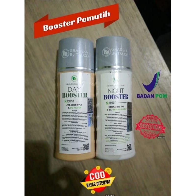 Paket Badan Lotion Booster Pagi Dan Malam Grade A