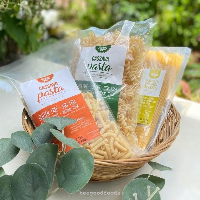 

TERBARU PASTA MACARONI FUSILLI SINGKONG CASSAVA GLUTEN FREE LADANG LIMA !!!!!