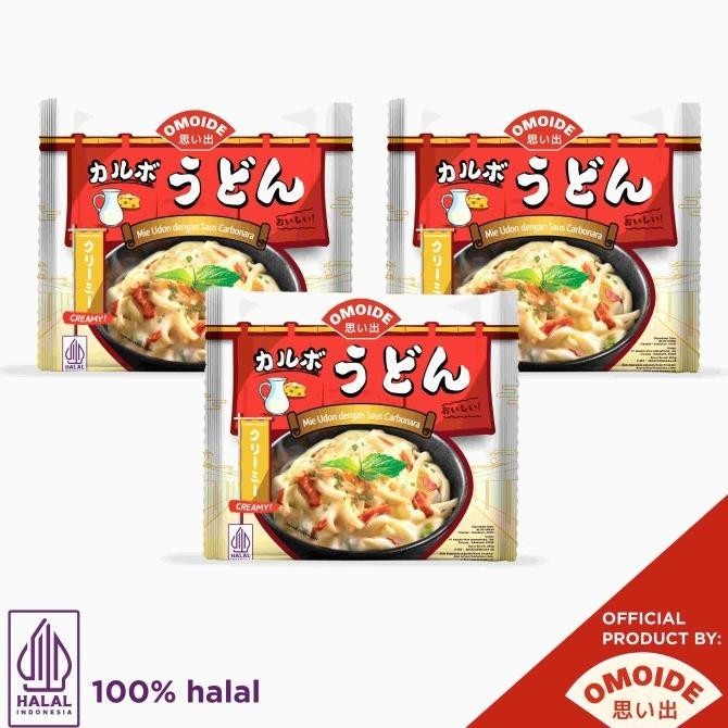 

READY STOCK PAKET ISI 3 - OMOIDE CARBONARA UDON !!!!!