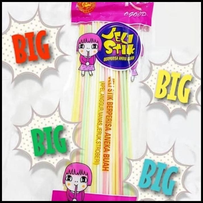 

TERMURAH PERMEN JELI STIK PANJANG - PERMEN SEDOTAN JELLY STICK ANEKA BUAH !!!