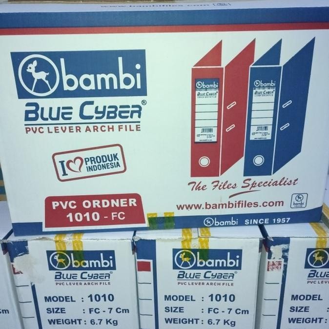 

Ordner Folio - 7 Cm Kode 1010 Merk Bambi @12 Pcs Kualitas Premium