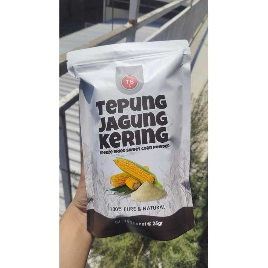 

READY STOCK FREEZE DRIED SWEET CORN POWDER/BUBUK JAGUNG MANIS 100% ASLI & MURNI !!!!!