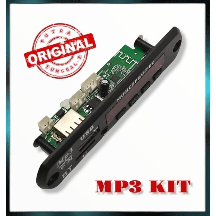 MURAH TERJANGKAU MODUL MP3 BLUETOOTH PLUS FM RADIO KIT MODUL MP3 BT