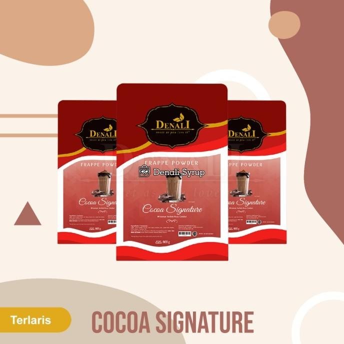 

TERBARU DENALI POWDER COCOA SIGNATURE 800 GR | BUBUK MINUMAN RASA COCOA 800G !!!!!