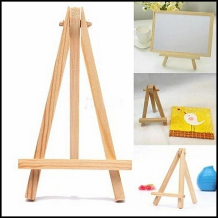 

BEST DEAL WOODEN EASEL TRIPOD STAND KAYU PHOTO LUKIS 40CM !!!!