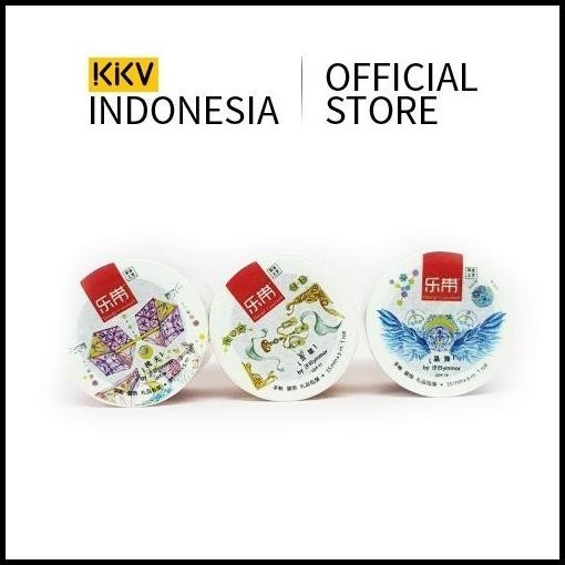 

TERBARU KKV LEDAI WASHI TAPE SELOTIP DIY ISOLASI GAMBAR MOTIF - FANTASY EDEN