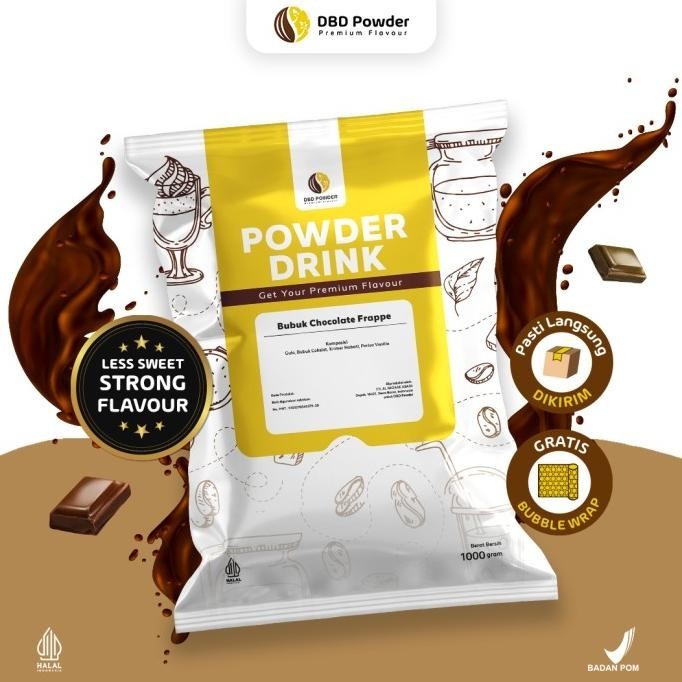 

READY STOCK POWDER FRAPPE CHOCOLATE - BUBUK MINUMAN COKELAT !!!!!