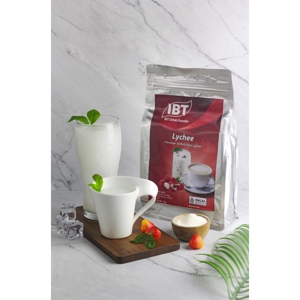 

TERBARU BAHAN MINUMAN BUBUK RASA LYCHEE LECI IBT DRINK POWDER500GR !!!!!