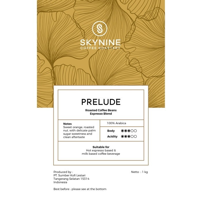 

Prelude Premium Blend Roasted Beans 1Kg