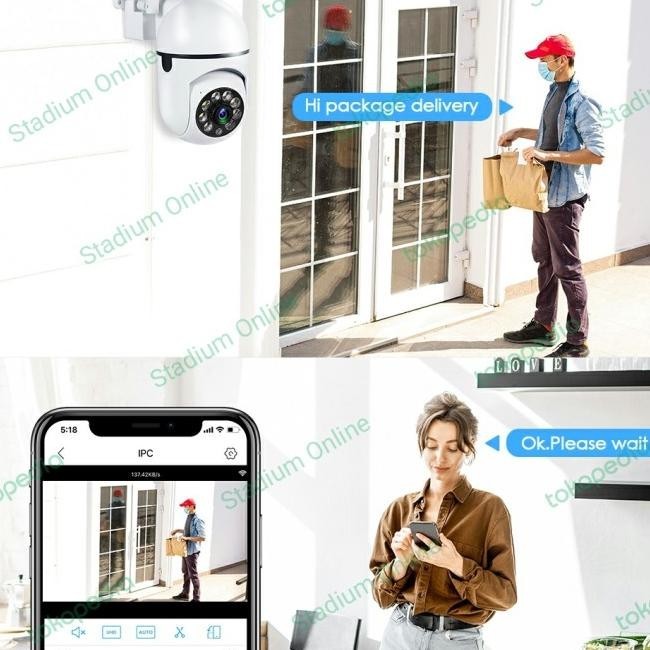 Ip Camera Cctv Yoosee Outdoor Ptz Speed Dome  8Mp Fagenor