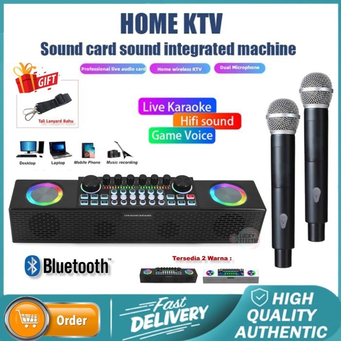 

Live Soundd SY6 Speaker 2 Mic Wireless Microphone Karaoke