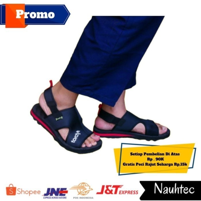 brended Sandal Pria Sandal Gunung Torch ORI TORCH