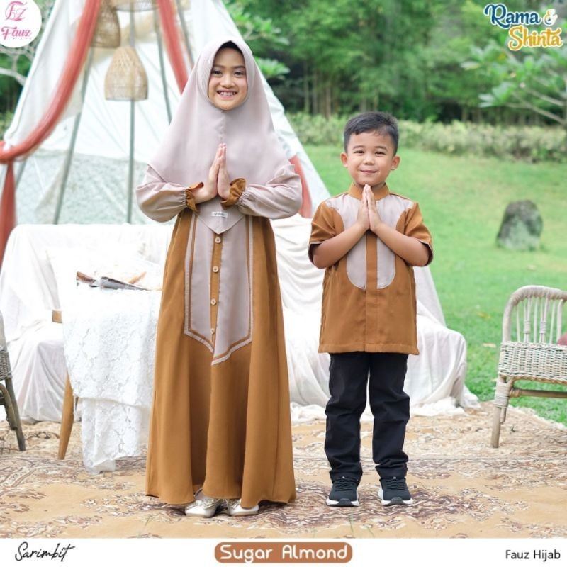 GAMIS KIDS POLOS/Shinta Kids Set Khimar By fauz hijab