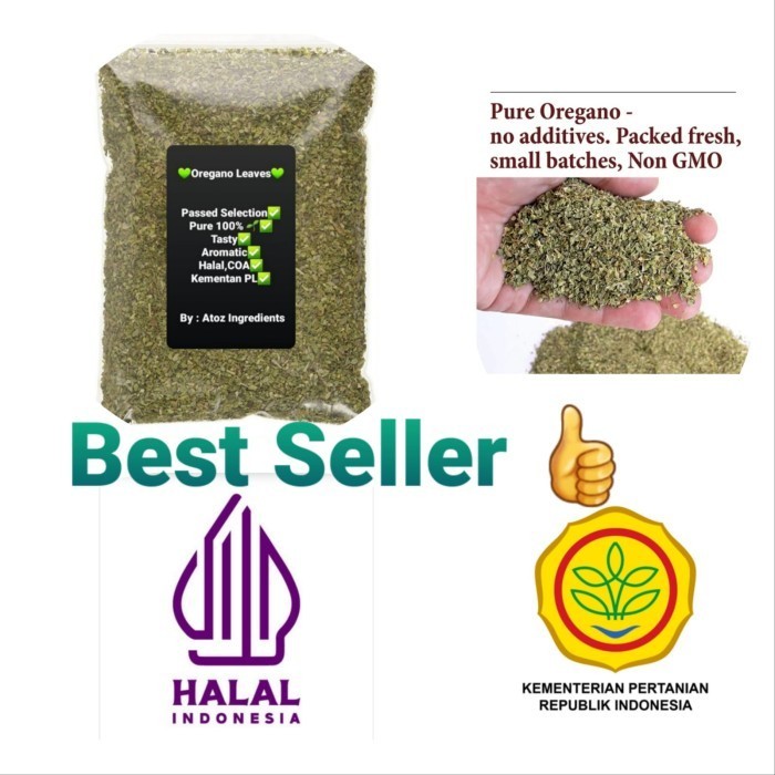 

Adlian Dried Oregano Leaves Premium Grade / Daun Oregano Kering - 250 Gram