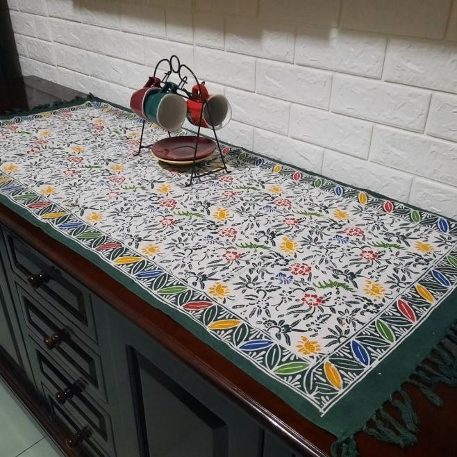 Taplak Meja Tamu Batik Persegi Panjang 50X120 Cm Barnabe