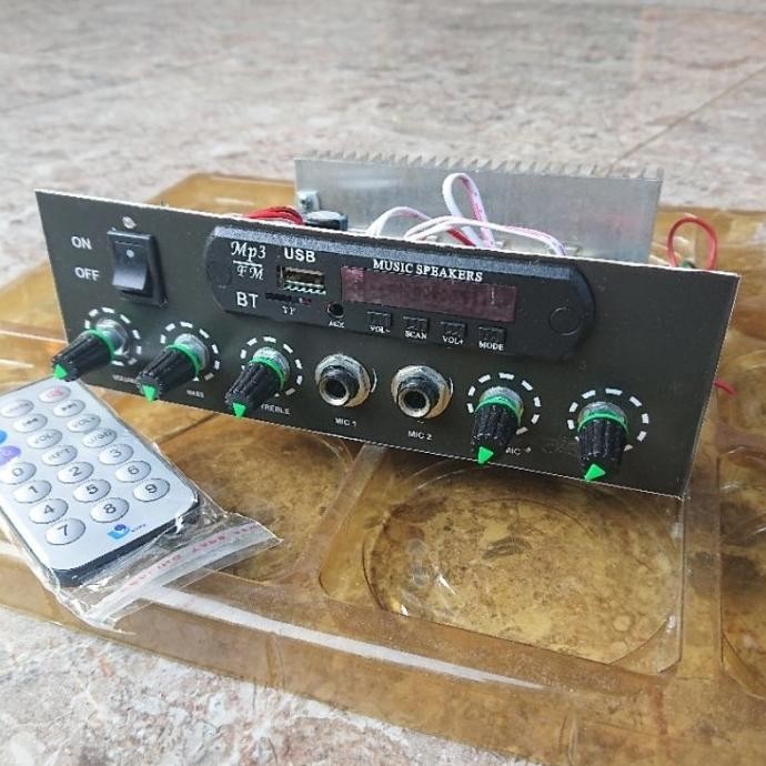 j4y4 modul kit speaker aktif bluetooth stereo plus echo