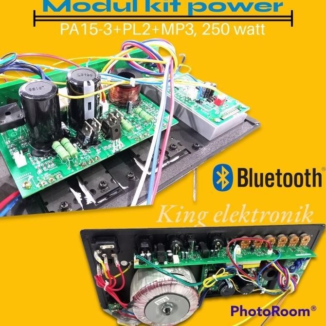modul kit power speaker aktif 15-3 USB mp3 player