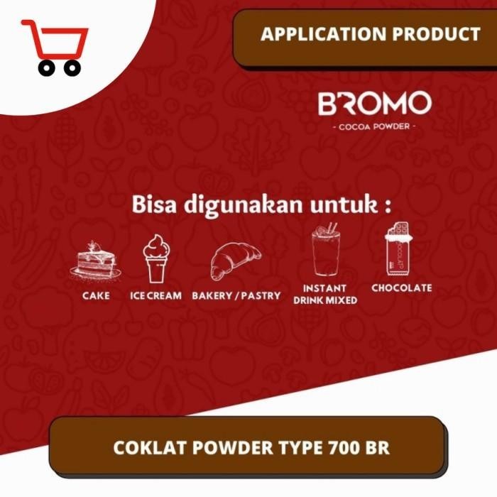 

Bromo Kakao Powder Br 700| Dark Coklat 100% Asli Cocoa