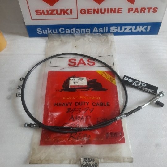 kabel tali rem depan set cable brake assy HONDA ASTREA GRAND PRIMA ori orisinil merk SAS JAPAN 45450