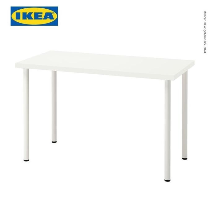 IKEA LAGKAPTEN/ADILS Meja Kerja/Belajar Minimalis Putih 120x60cm