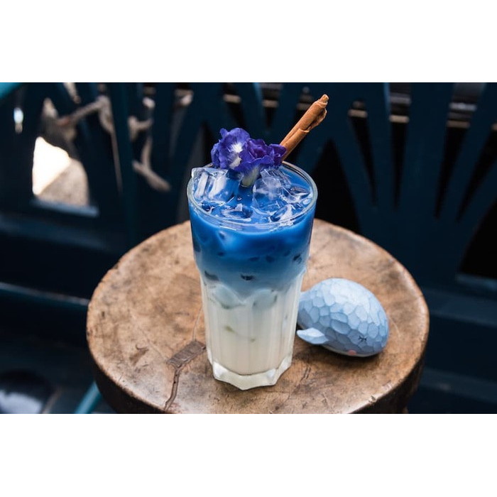 

Pure Blue Tea Matcha Powder Bubuk -Pewarna Makanan Ala