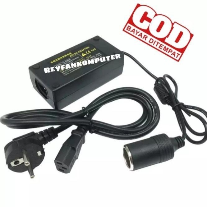 [ Bisa Cod ] Adaptor Ac Ke Dc Pompa Ban Mobil 10 Amper Adaptor Vacum (Yarageza