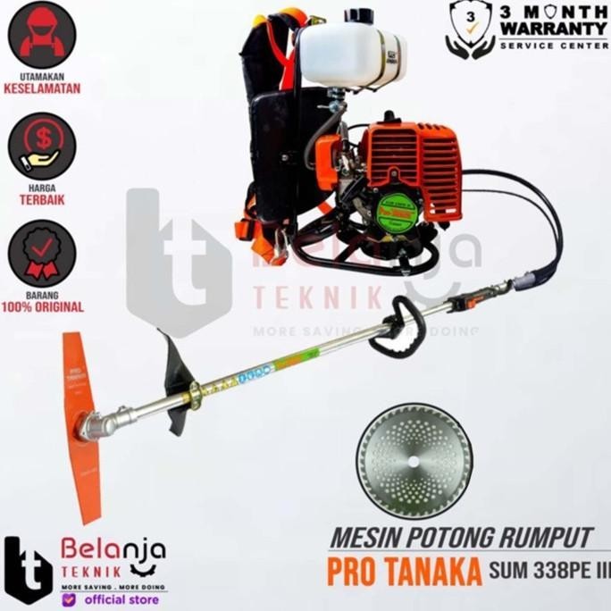 Pro Tanaka Mesin Potong Rumput Pro Sum 338 PE III Brush Cutter SUM338