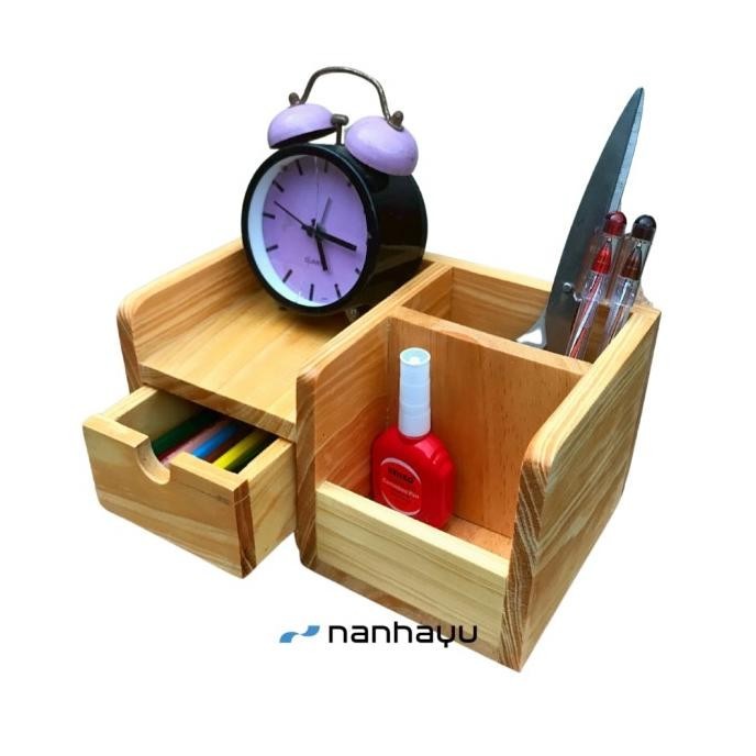 

Tempat pensil dan Sticky note dilengkapi dengan 1 laci - STICKY