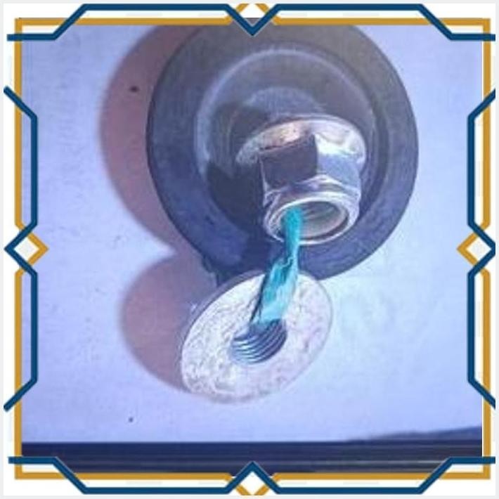 [jby] karet atas + baut shock breaker depan mobil peugeot 408 3008 5008 rcz karet support