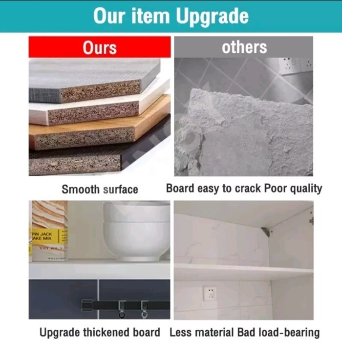 

Rak Dapur Serbaguna Minimalis Kokoh