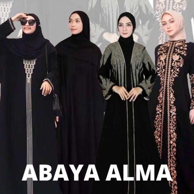 Gamis Abaya Remaja  Hitam Tuey Syari Arab Gamis Abaya Remaja