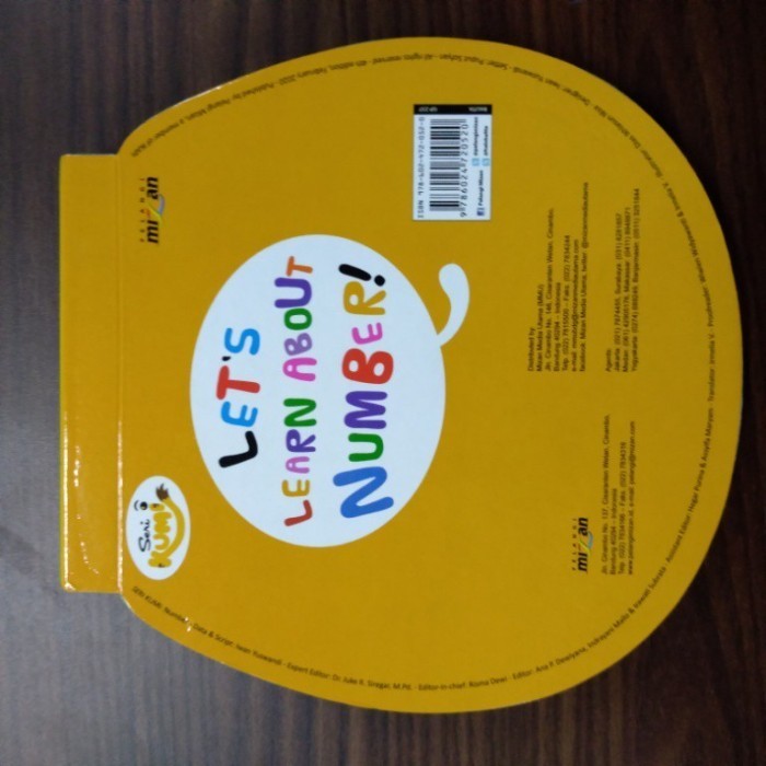 

Seri Kumi Number (Boardbook) In Yusndi - Pelangi Mizan