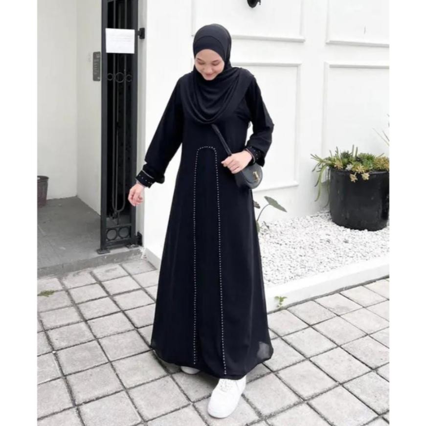 Gamis Abaya Remaja Tuey Rugayya Anak Dan Dewasa Dress Dan Kekinian S Busana Busana Muslim Saudi Arab