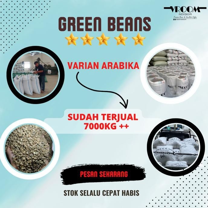 

Green Bean Kopi Arabika Luwak Liar Gayo 1Kg