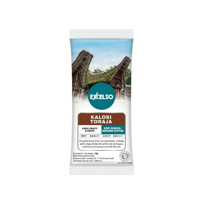 

Excelso Kopi Single Serving Kalosi Toraja Pack Of 3 Folding Box