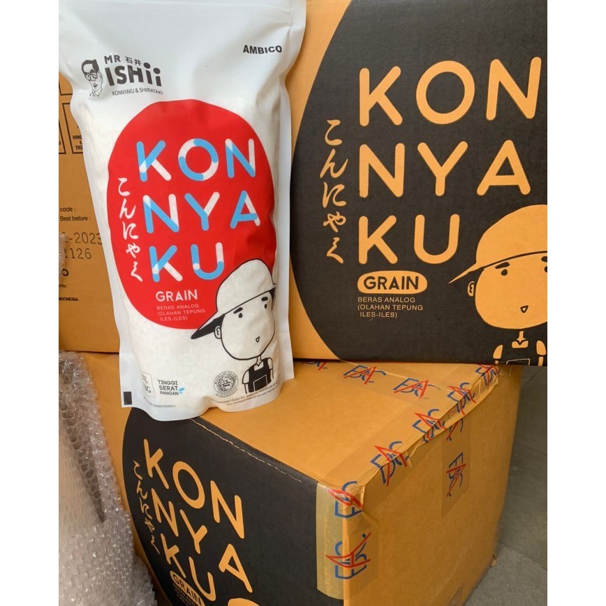 

Konnyaku Grain - Konnyaku Rice - Shirataki Rice 1Kg (20 Pas)