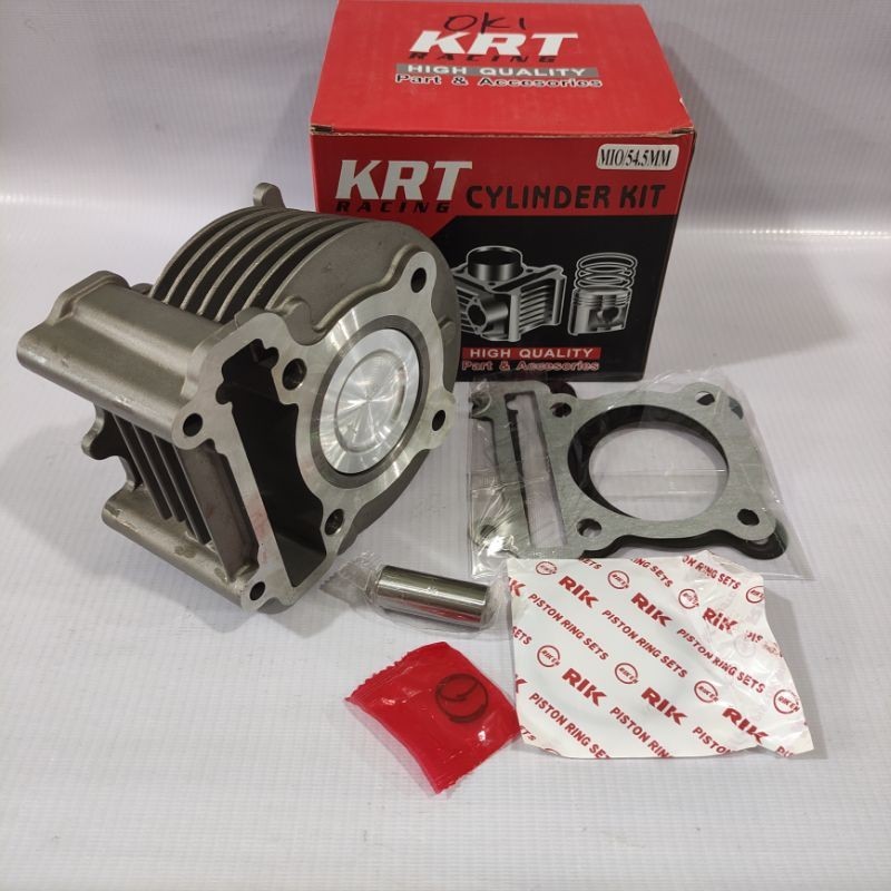 BLOK SEHER BORE UP 54.5MM (130CC) KRT RACING MIO SMILE MIO SPORTY SOUL FINO CARBU NOUVO