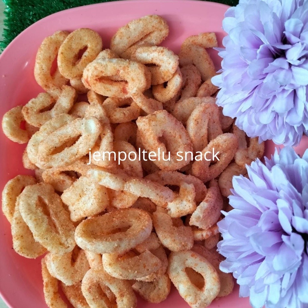 

S7D Kerupuk Koin Super Pedas /Seblak Ring / Krupuk Seblak Koin / Snack Koin Pedas GOz