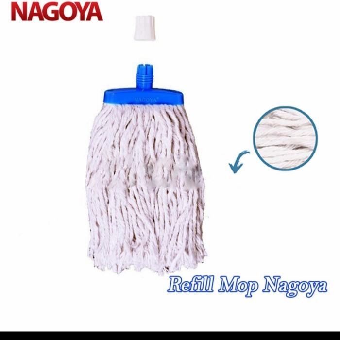 Refill Pel Putih Nagoya Sumbu Lebar 18CM Kuat Awet Tebal Daya Serap Tinggi Premium Nagoya Kain Pel R