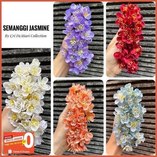 Original Semanggi Bunga Jasmine/ Melati/ Lavender/ Hairdo Sanggul Stock Terbatas