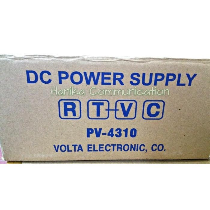 RTVC PV-4310 DC POWER SUPPLY 40A PV4310 BARU