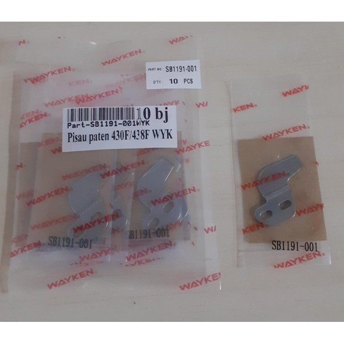

SB1191-001 Wayken Pisau Mesin Bartek Brother 430F / 438F
