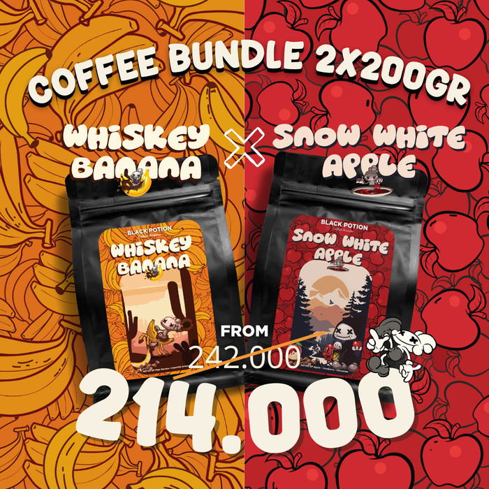 

Coffee Bundle (2X 200 Gram) Roasted Beans Specialty Coffee Biji Kopi