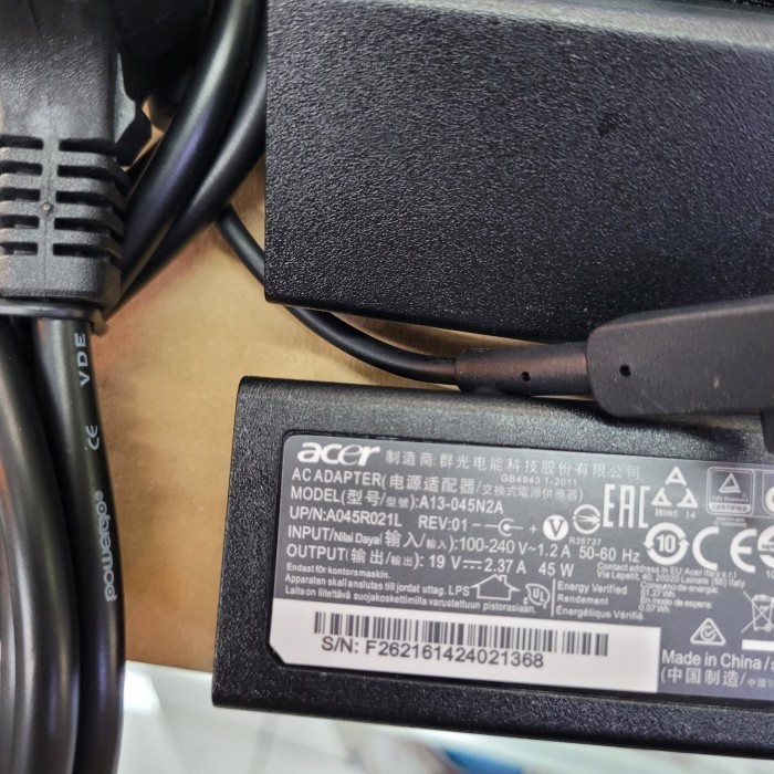 Adaptor Charger Acer Travelmate B117 B117-M B118 P238-M P236-M -Jbpart