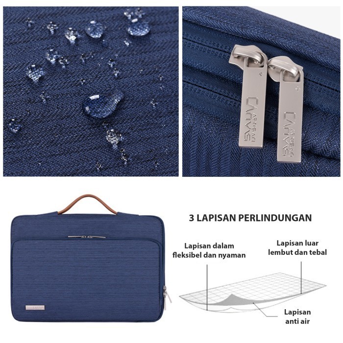 Laptop Bag Tas Sleeve Kerja Jinjing For Asus Zenbook Vivobook 13 14 15