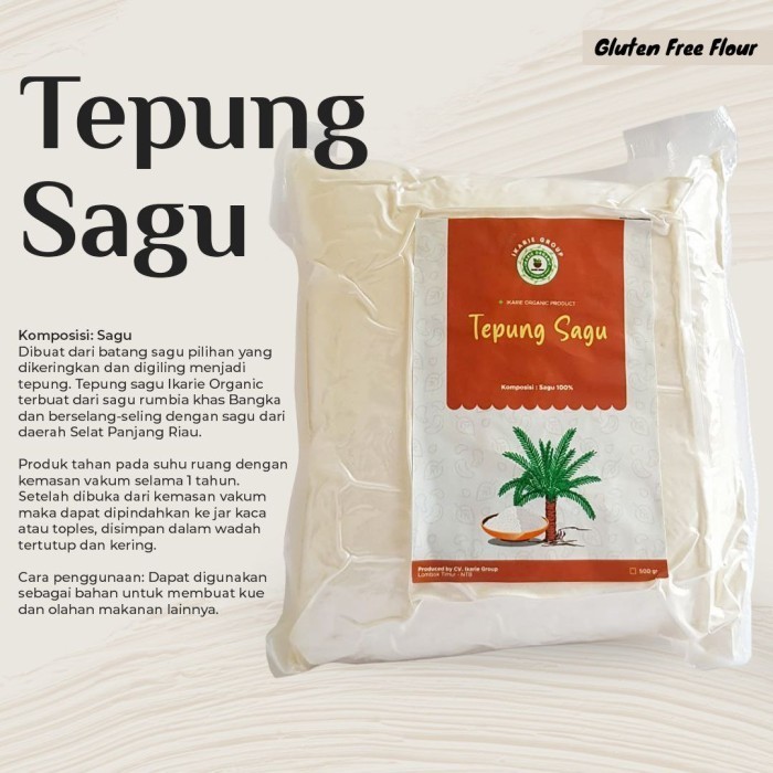 

Tepung-Sagu-Ikarie-Halal-Sehat-Organik