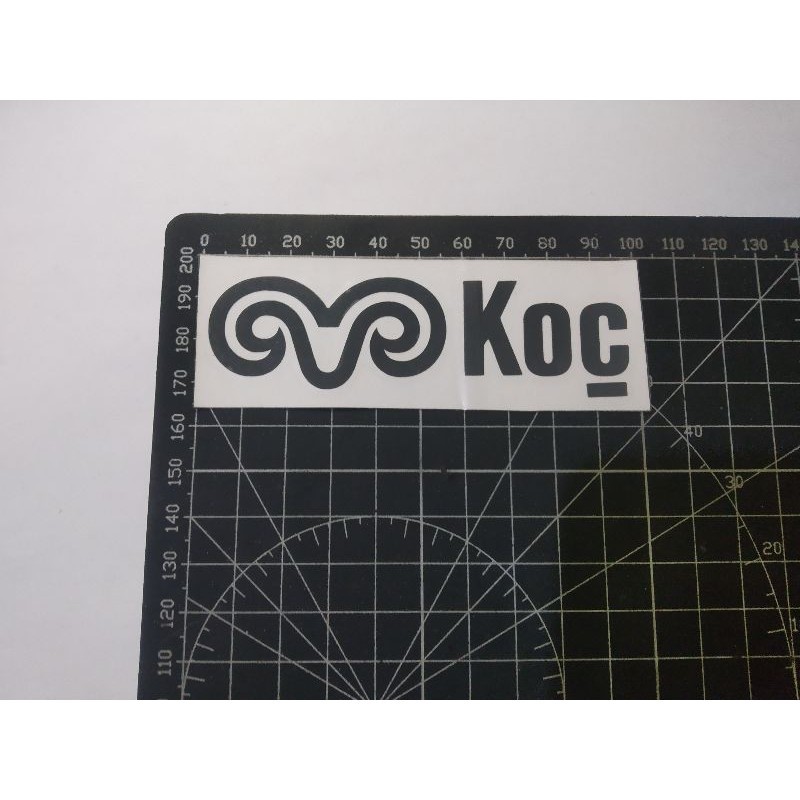 

cutting stiker koc
