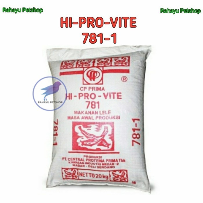 PELET 781 1 HIPROVITE 20KG