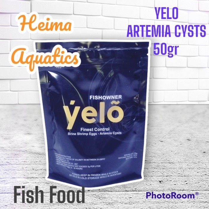 PAKAN BURAYAK ARTEMIA TETAS YELO BY FISHOWNER 50 GRAM TERMURAH
